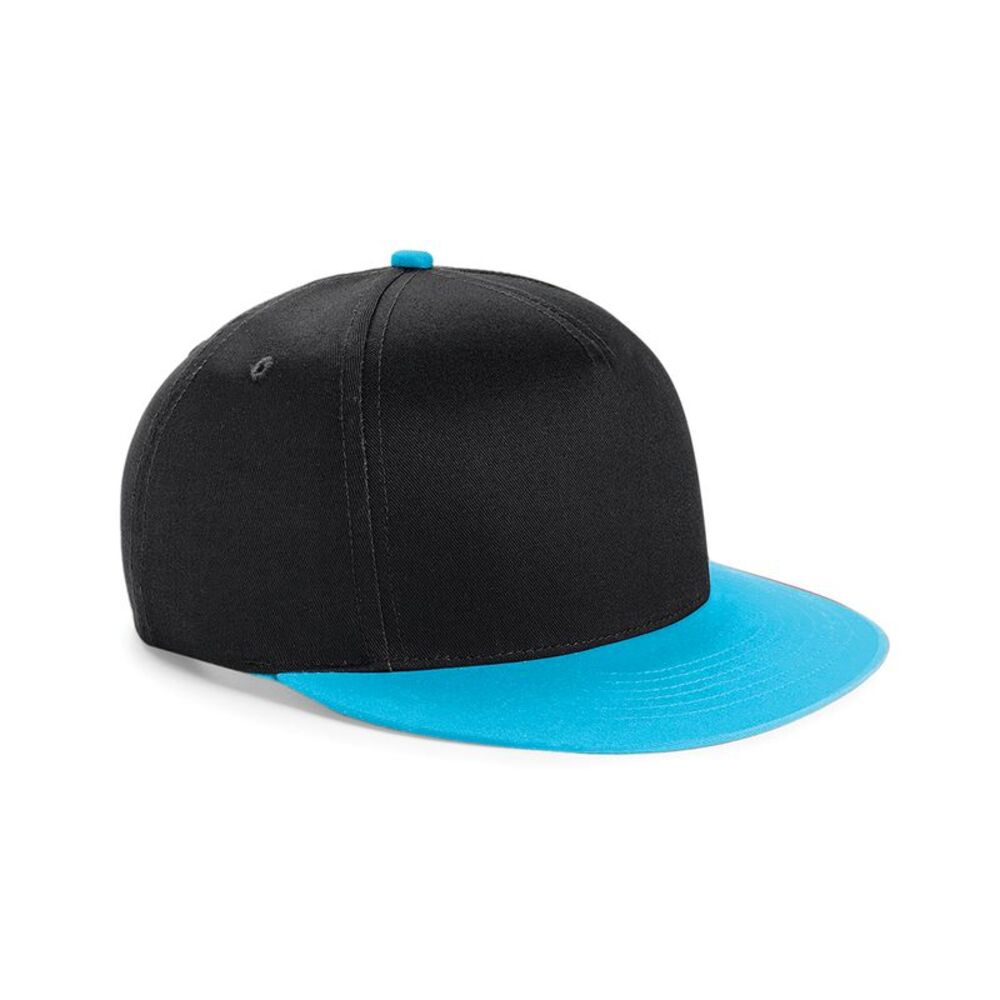 Beechfield Childrens /Kids Boys /Girls Youth Unisex Retro  /Baseball Cap / Black